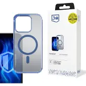 3mk Protection Frosty MagCase iPhone 16 Pro Max niebieski/blue (Apple iPhone 16 Pro Max), Coque pour téléphone portable, Transparent, Bleu