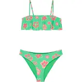 Roxy Tropicool Flutter Bikini Vert 10 Years Fille