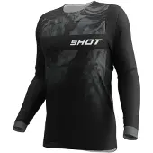 Shot Race Gear Station Charge Long Sleeve Jersey Noir S