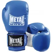 Metal Boxe Mb200 Gants De Boxe Bleu 10 Oz