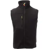 Payper Hommes, Gilet, Tour Gilet, Noir, Jaune, (M)