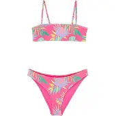 Roxy Aquarella Bandeau Bikini Rose 16 Years Fille