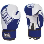 Metal Boxe Gants Compétition Amateur Anglaise Bleu