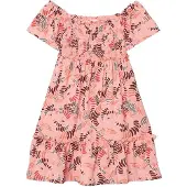 Boboli 433066 Short Sleeve Dress Rose 8 Years Fille
