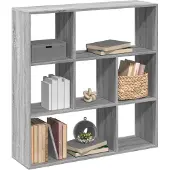 vidaXL Bibliothèque sonoma gris 132x29x141,5 cm bois d'ingénierie