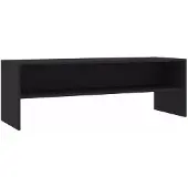 vidaXL Armoire TV noire 120x40x40 cm Bois composite
