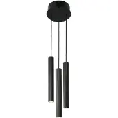Nordlux Vico 3-Rondel | Suspension | Noir
