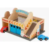 Melissa & Doug : station-service et garage en bois