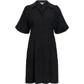 Vila Fia Short Sleeve Short Dress Noir 44 Femme