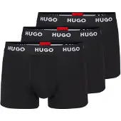 HUGO Boxers rouge / noir / blanc