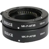 Meike Kit de tubes d'extension Eco Micro 4/3 (Adaptateur macro, Four Thirds), Convertisseur d'objectif, Noir