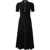 Michael Kors Robes en maille 'FIT N FLARE' noir
