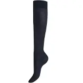 Kunert Chaussettes montantes 'Sensual Cotton' noir