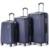 VERTICAL STUDIO "Göteborg" 20" 24" 28" Valise Ensemble de 3 marine