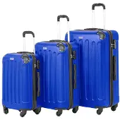 VERTICAL STUDIO "Helsinki" Valise Ensemble de 3 20" 24" 28" bleu royal