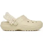 Crocs Sabots Classic Fleece Lined Clog femmes - Beige - 37 / 38
