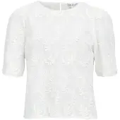 Object Mya Short Sleeve Blouse Blanc 34 Femme