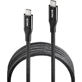 NGS KNOT 240W-2, 2 m, USB C, USB C, 40 Gbit/s, Noir