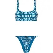 Protest Clue Bandeau Bikini Bleu L Femme
