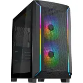 Silverstone FARA 312 Boîtier Micro-ATX, verre trempé