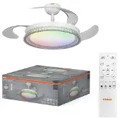 Osram Ceiling Fan Cierzo 1220 mm 60 W CCT RVB, Ventilateur, Blanc