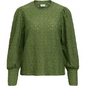 Object Laila Long Sleeve Blouse Vert L Femme