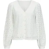 Vila Laila Long Sleeve Blouse Blanc M Femme