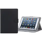 Rivacase 3017 Cuir synthétique universel (Lenovo IdeaTab, Lenovo Tab 10.1, Samsung Galaxy Tab 3 10.1), Étui pour tablette, Noir