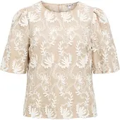 Object Chemisier 'OBJMya' beige / blanc