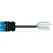 Wago Câble de raccordement 2M HF Eca Hanstik/fri end, blå