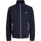 Jack & Jones Ronaldo Full Zip Sweatshirt Bleu M Homme