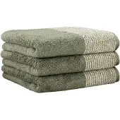 Cawoe Serviette beige / vert