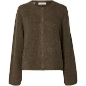 Selected Lulu New Cardigan Marron XS Femme