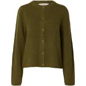 Selected Lulu New Cardigan Vert S Femme