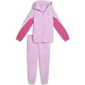 Puma Essential Block Tracksuit Rose 3-4 Years Enfants