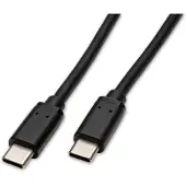 Captiva Câble USB C-mâle C-mâle noir 2m USB-C vers USB-C 100W