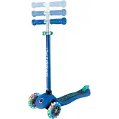 Globber Primo Lights, Kids, Classic Scooter, Boy, Asphalt, 50 kg, 3 roues/roues