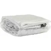 vidaXL Bâche transparente avec œillets 5x6 m PVC