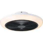 Eglo Ventilateur de plafond Sayulita blanc avec noir Ø 46cm