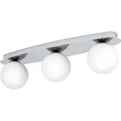 Eglo Plafonnier Castrovido Chrome à 3 lumières