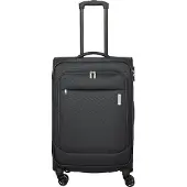 Travelite Valise à roulettes Priego M 66 cm – Valise de taille moyenne avec 4 roulettes et serrure à combinaison