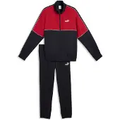 Puma Woven Colorblock Tracksuit Rouge,Bleu L Homme