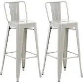 CLP lot de 2 tabourets de bar Mason