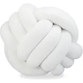 Relaxdays Coussin en noeud (25 x 25 cm)