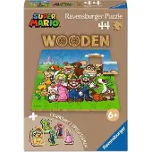 Ravensburger Super Mario, en bois, 44 pièces, inspiré des dessins animés, à partir de 6 ans
