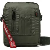 Alpha industries Sac à bandoulière olive / rouge