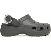 Crocs Classic Platform Buckle Clogs Gris EU 37-38 Femme