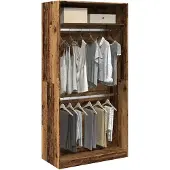vidaXL Armoire aspect bois ancien 100x50x200 cm Bois composite