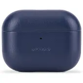 Decoded Apple AirPods Pro 3 Housse en cuir véritable - Navy Blue