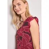 Street One Robe rose ancienne / rouge / lie de vin